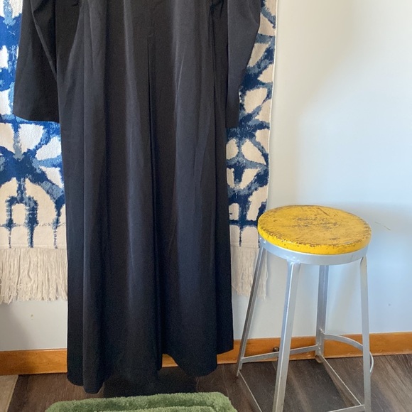 🧥IVY Robes 54 long black robe/jacket NWOT - Picture 13 of 16